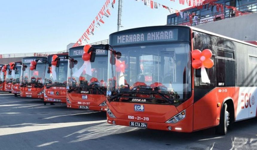 Ankara Büyükşehir Belediyesi Mercedes ve Otokar Otobüs Teslimat Töreni