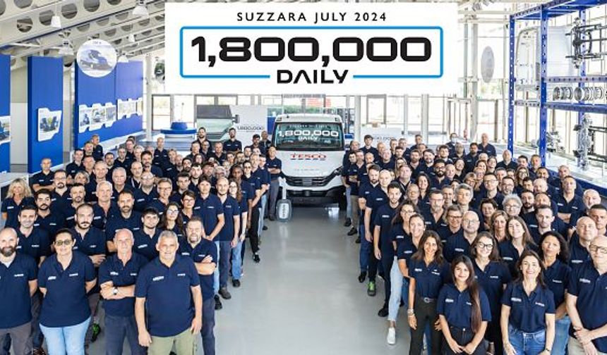 IVECO 1 milyon 800 bininci Daily’nin gururunu yaşıyor