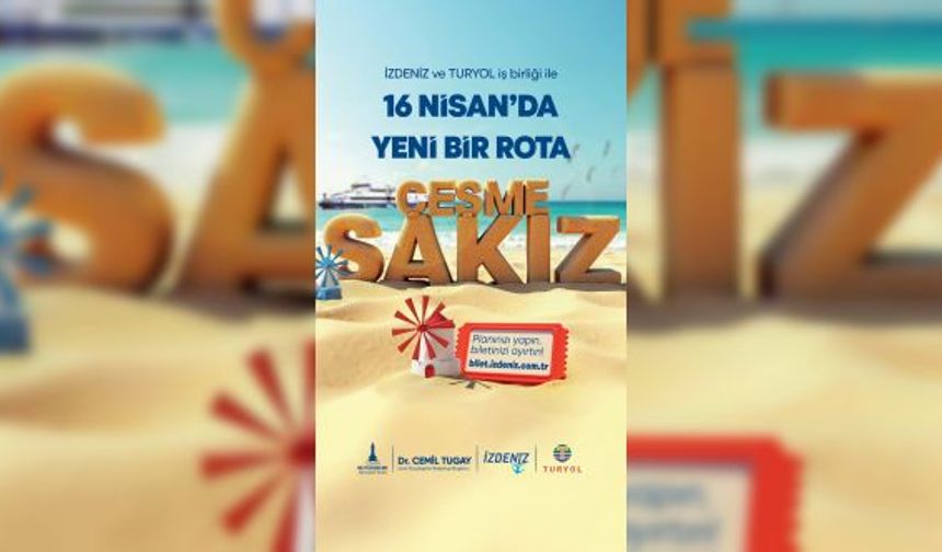 İZDENİZ’in bu yaz yeni rotası Sakız Adası
