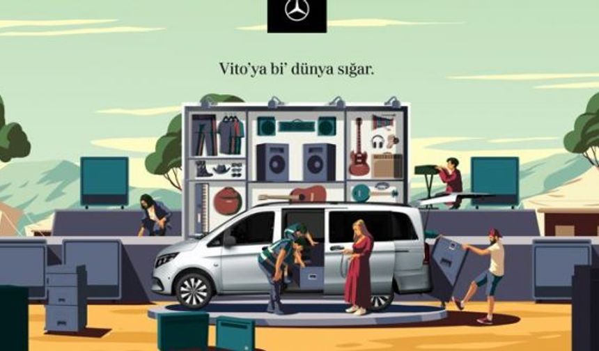 Vito Tourer “Vito’ya bi’ dünya sığar” sloganı ile teste çıkıyor