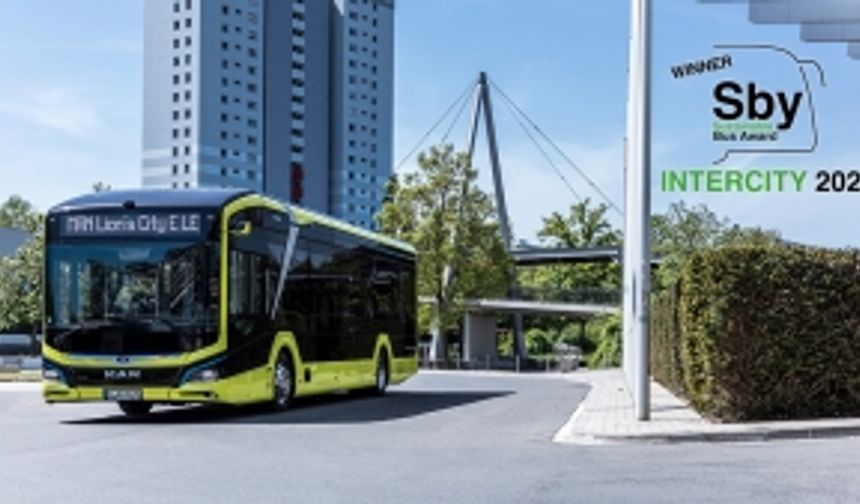 MAN Lion'ın City 12 E LE “2025 Yılının Sürdürülebilir Otobüsü” ödülünü aldı