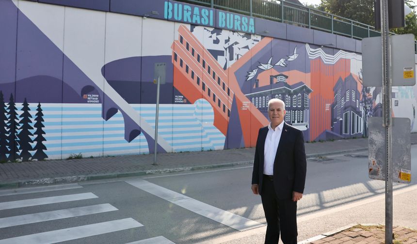 Bursa’nın turizm haritası duvarlarda canlanıyor