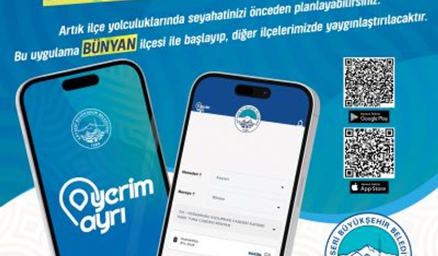 Ulaşımda bir ilk: “Yerim Ayrı” mobil uygulaması