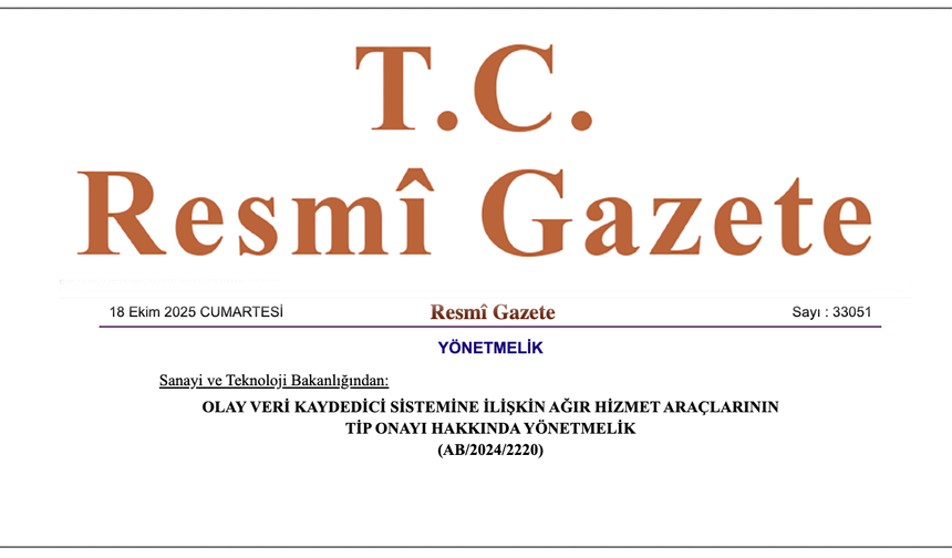 Ağır Hizmet Araçlarına “Kara Kutu” Zorunluluğu Geliyor
