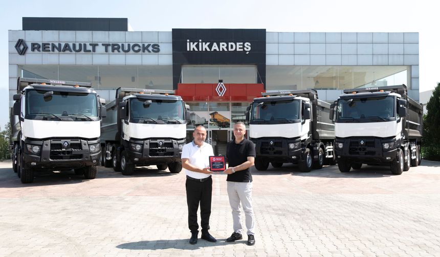 Gölsu Maden, zorlu şantiye operasyonlarında Renault Trucks K serisini kullanıyor