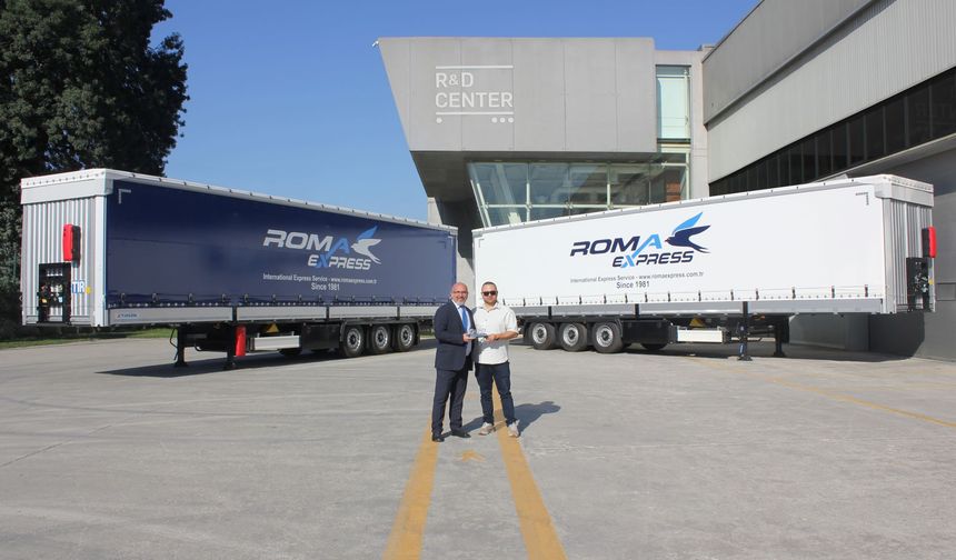 TIRSAN Roma Express’e ilk treylerlerini teslim etti