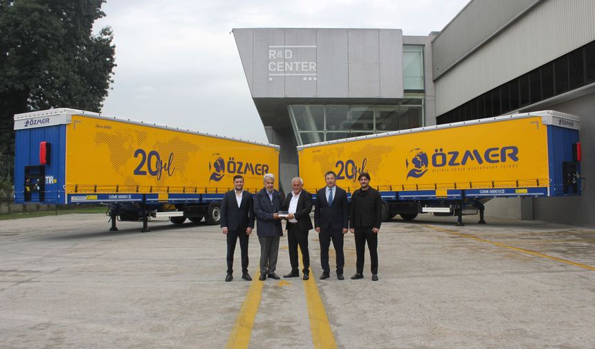 Özmer Lojistik'ten 20. Yıl Yatırımı 60 TIRSAN