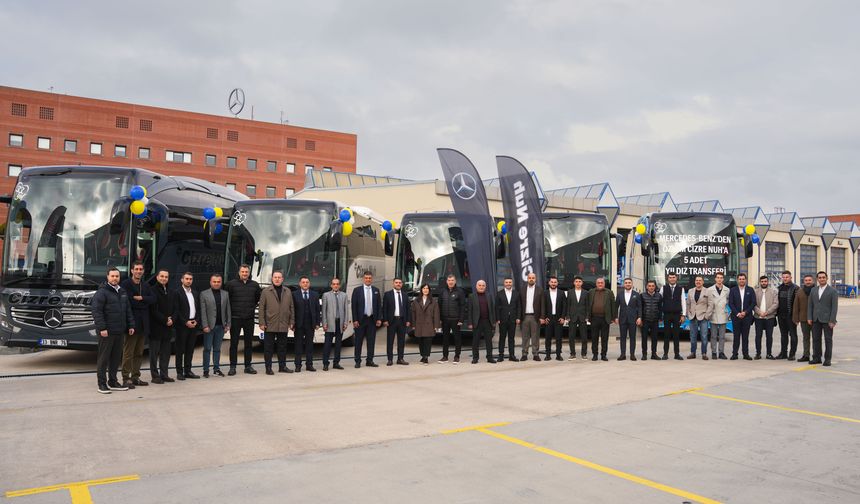 Mercedes-Benz Türk’ten Özlem Cizre Nuh’a 5 Adet Travego ve Tourismo Teslimatı