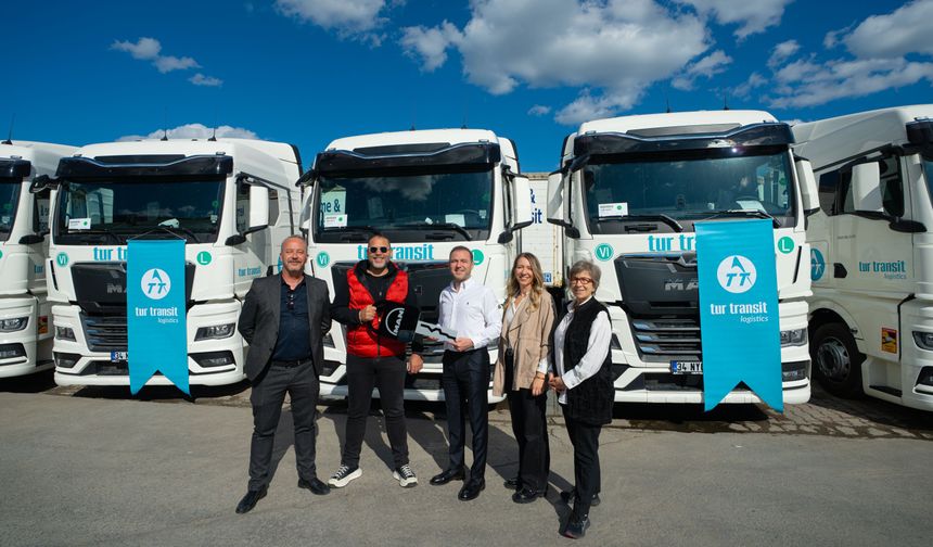 Tur Transit Lojistik, 45. yılını yeni MAN araç yatırımıyla taçlandırdı