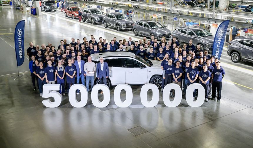 Hyundai Çek Fabrikasında 5 milyonuncu araç üretildi