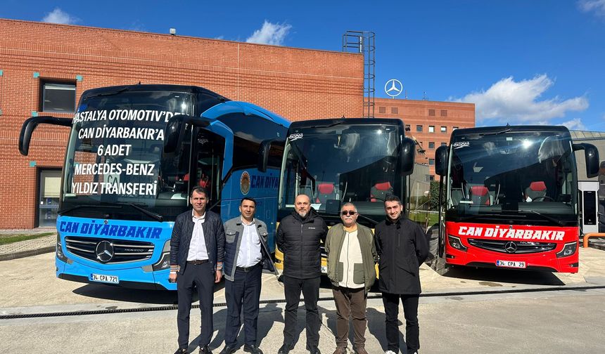 Hastalya Otomotiv’den Can Diyarbakır Turizm’e 1 Travego, 2 Tourismo teslimatı