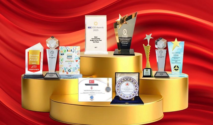 İETT 2025 yılında 10 farklı ödüle layık görüldü