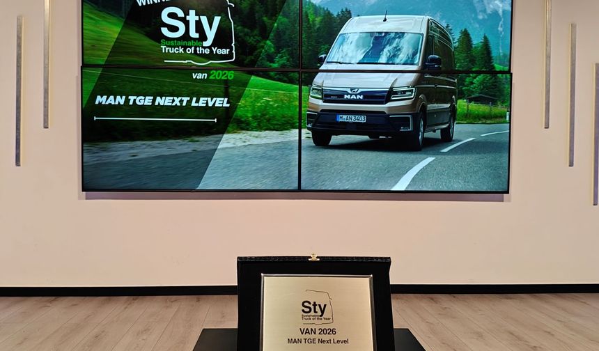 MAN TGE Next Level, “2026 Yılının Sürdürülebilir Hafif Ticari Aracı” seçildi