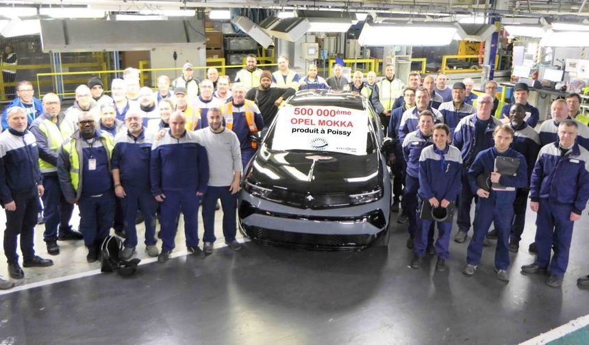 500.000’inci Opel Mokka üretim hattından indi