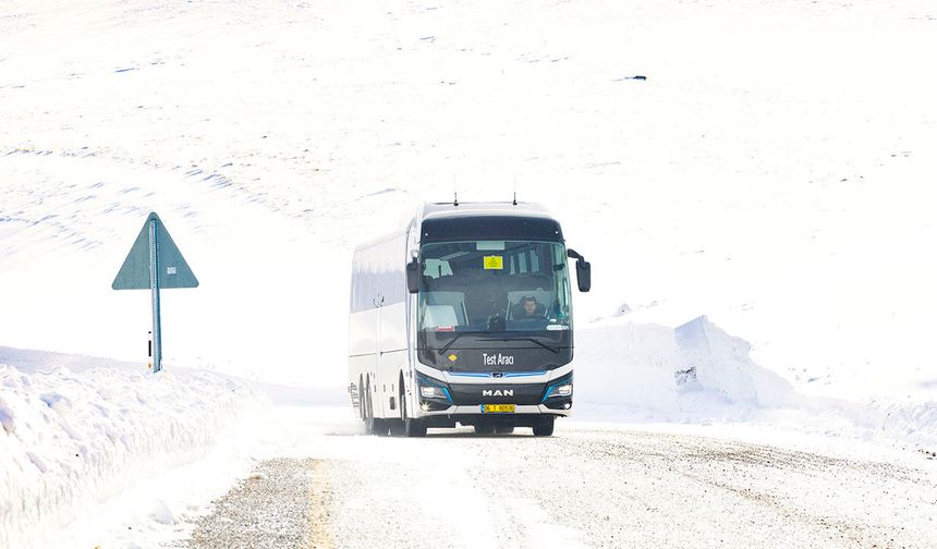 MAN’ın elektrikli otobüsü Lion’s Coach E, Erzurum ve İsveç’te kar ve buza meydan okudu