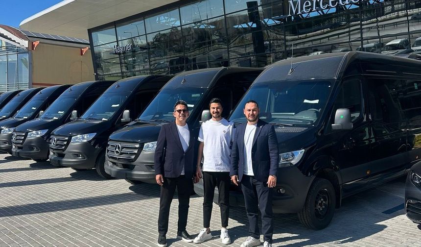 Hasmer Antalya’dan Aksu Tur'a 10 adet Sprinter teslimatı