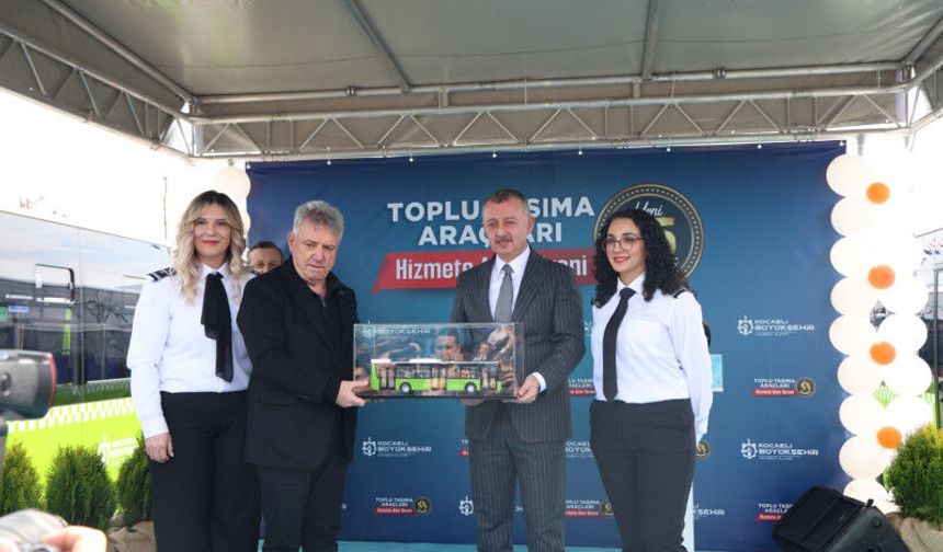 4 ayda 123 otobüs filosuna dahil etti