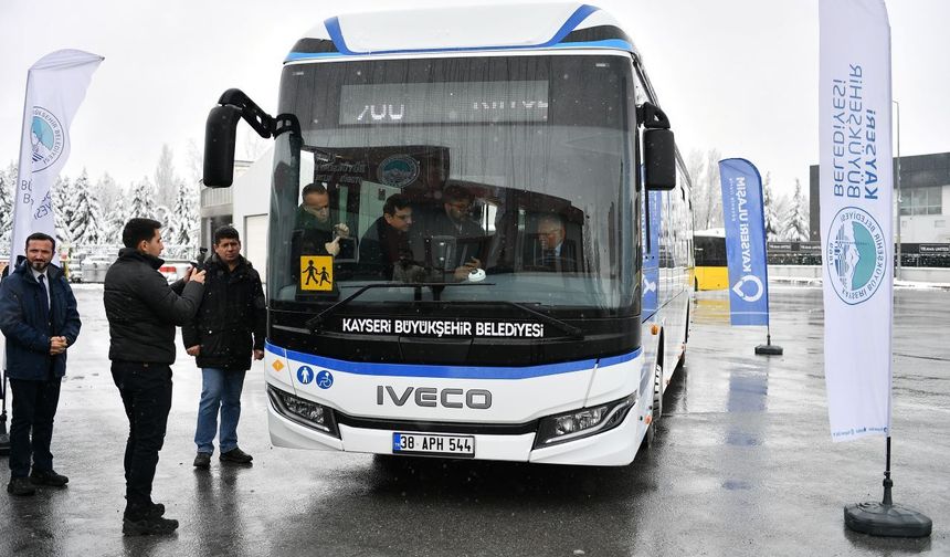 Ulaşım A.Ş. filosuna elektrikli Iveco otobüs kattı