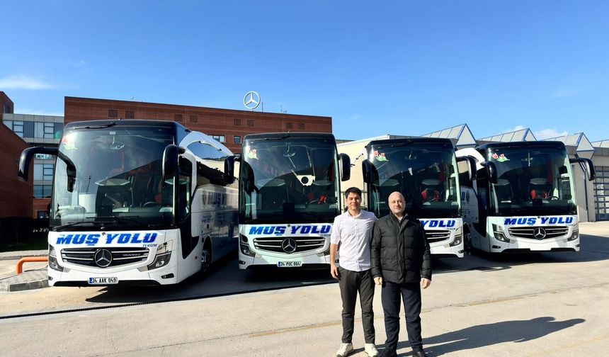 Hassoy Otomotiv’den Muş Yolu Turizm’e 4 adet Travego