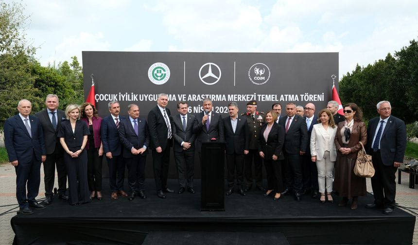 Mercedes-Benz Türk, Çocuk İyilik Uygulama ve Araştırma Merkezi’ne hizmet binası ve konukevi inşasına başladı