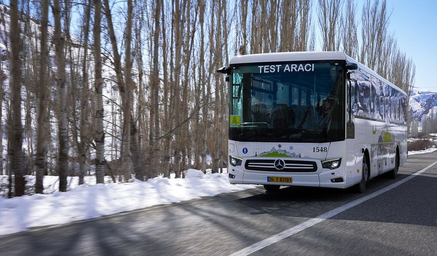 Mercedes-Benz Otobüsleri Zorlu Kış Testini Tamamladı