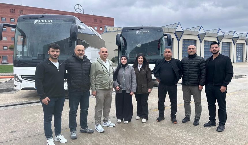Polat Turizm filosuna 3 adet Mercedes-Benz Tourismo 15 RHD kattı