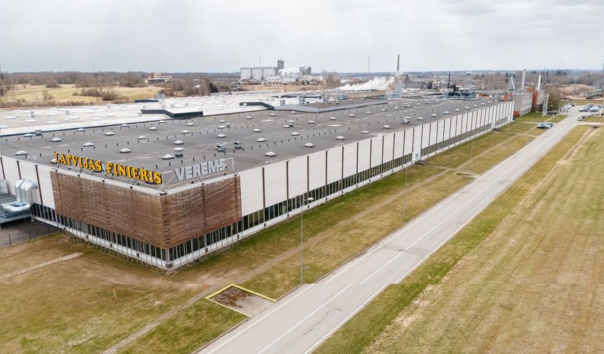 Latvijas Finieris, Rēzekne’de 100 milyon Euro’luk yatırımla VEREMS tesisini büyüttü
