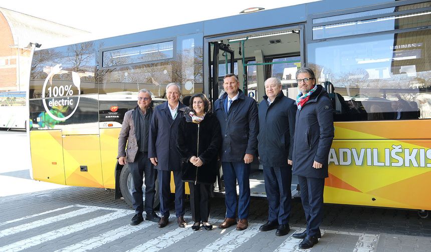 TEMSA’dan Litvanya’ya 15 Elektrikli Otobüs Teslimatı