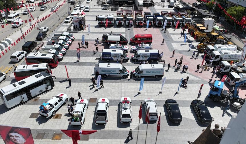 2,3 Milyarlık 376 araç ve iş makinesi yatırımı