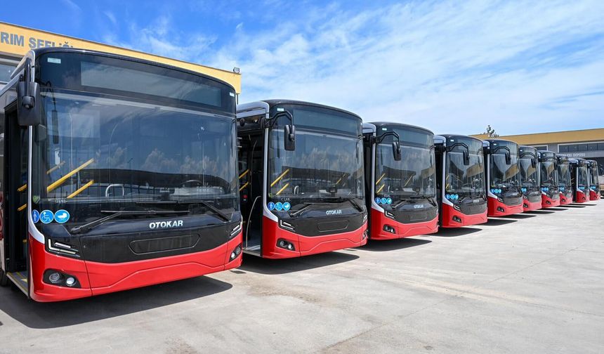 Çanakkale Belediyesi otobüs filosuna 13 adet Otokar Kent ekledi