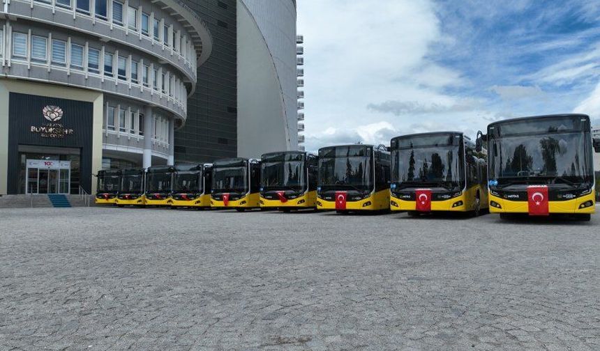 Malatya Büyükşehir Belediyesi filosuna 12 adet Otokar Kent kattı