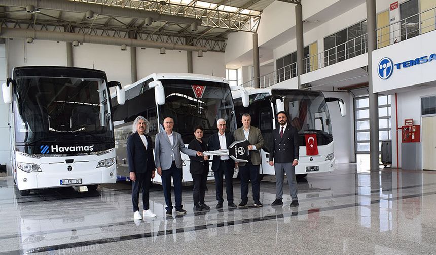 TEMSA’dan Havamaş’a 8 yeni otobüs teslimatı