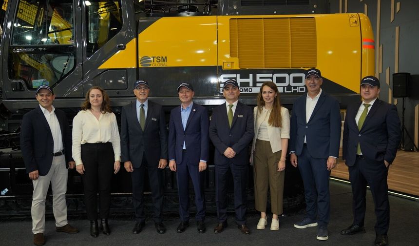 TotalEnergies Türkiye ve TSM Global’den Sumitomo iş makinelerine özel Sumoil iş birliği