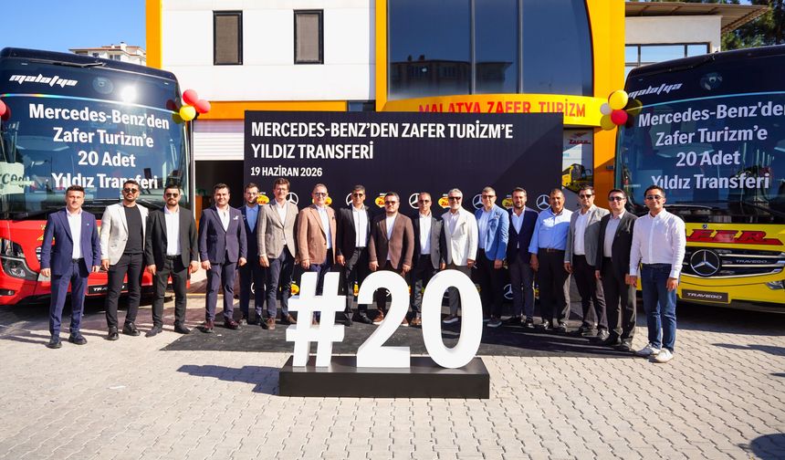 20 adet Mercedes-Benz Travego Malatya Zafer Filosunda Yerini Aldı