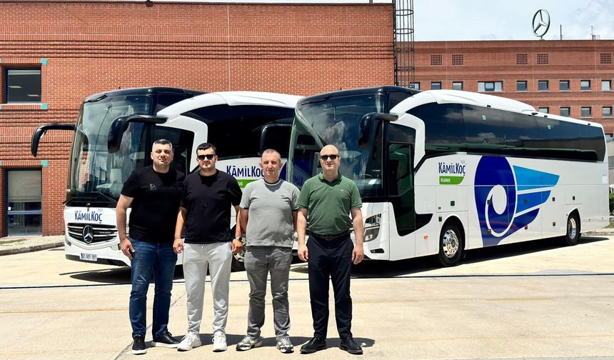 Hassoy Motorlu Araçlar’dan Kamil Koç bireyselcisi Örnek Oto’ya 2 adet Travego