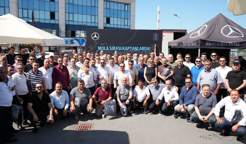 Mercedes-Benz Türk’ün Sağlık Bakım Tırı  bu kez otobüs kaptanları için yola çıktı