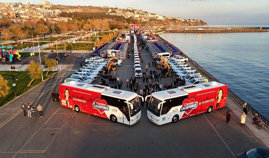 Tekirdağ tarihinin en güçlü araç filosu oluşturuldu