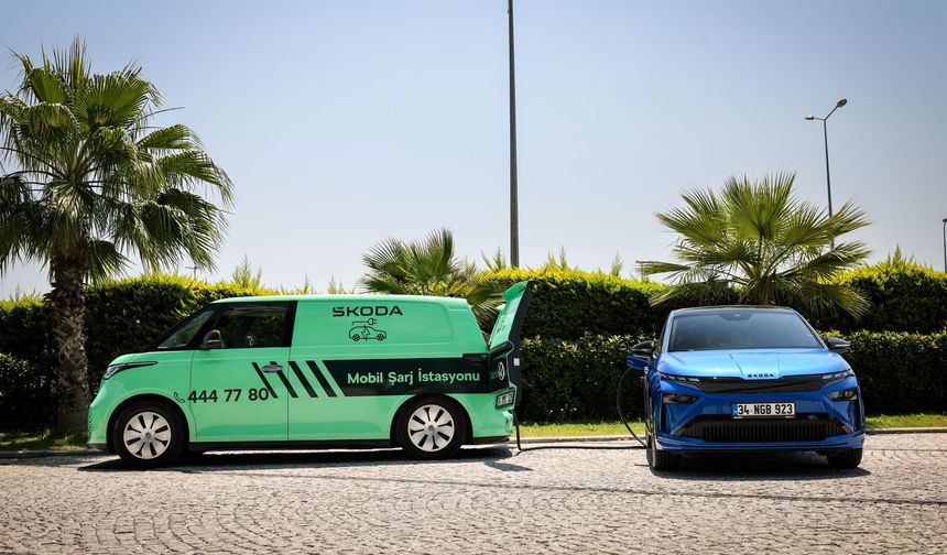 Škoda Mobil Şarj İstasyonları 6 ayda 1000’in üzerinde elektrikli araca destek sağladı