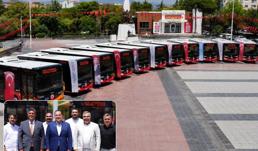 MANULAŞ 14 otobüs aldı, 15 otobüs daha alacak
