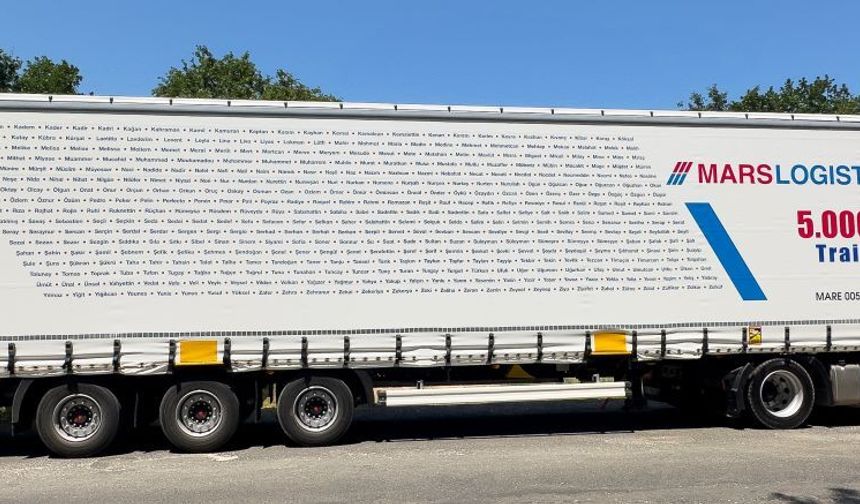 Mars Logistics 5000. Treylerini Çalışanlarının İsimleriyle Yola Çıkardı