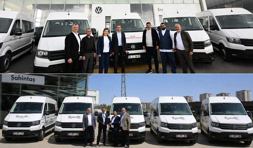 Volkswagen Ticari Araç’tan Şampiyon Turizm ve Acarsan Holding’e Crafter Teslimatı