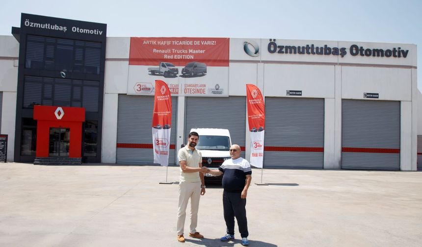 Ege Bölgesi'nin ilk Renault Trucks Master Red EDITION'ı ÖKN Lojistik filosuna katıldı