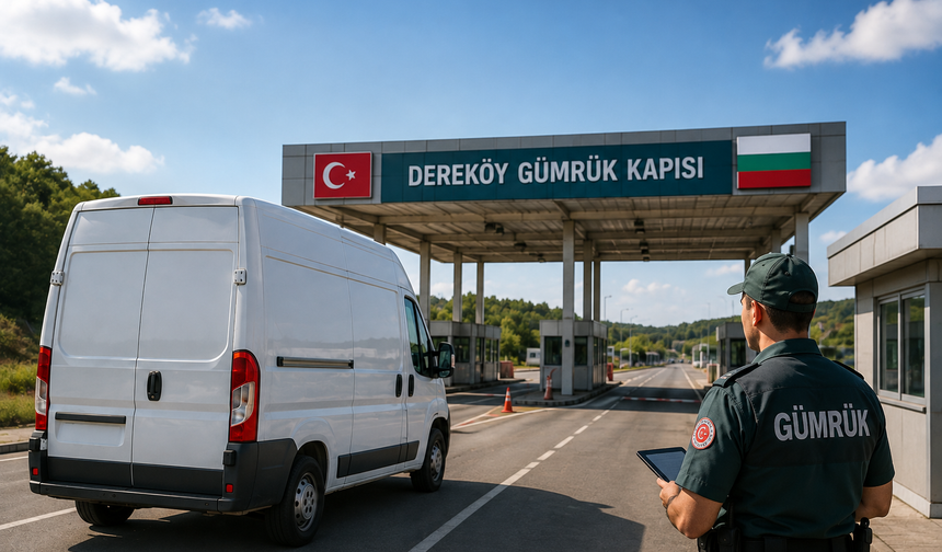 Dereköy Gümrük Kapısı 3,5 Ton altı ticari araçlara açıldı