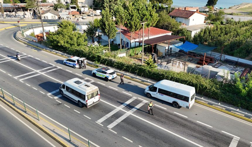 Gebze ve Karamürsel’de korsan servis denetimi
