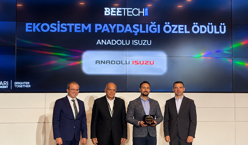 Anadolu Isuzu’nun Teknoloji ve İnovasyon Odaklı Çalışmalarına İTÜ ARI Teknokent’ten Ödül