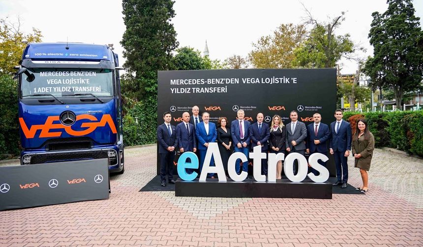 Mercedes-Benz Türk, Vega Lojistik’e Mercedes-Benz eActros 600 Teslimatı Gerçekleştirdi
