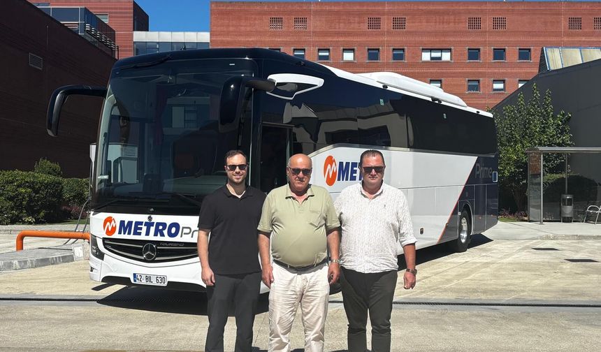 Metro Prime logolu ilk Mercedes-Benz Tourismo Konya’ya teslim edildi
