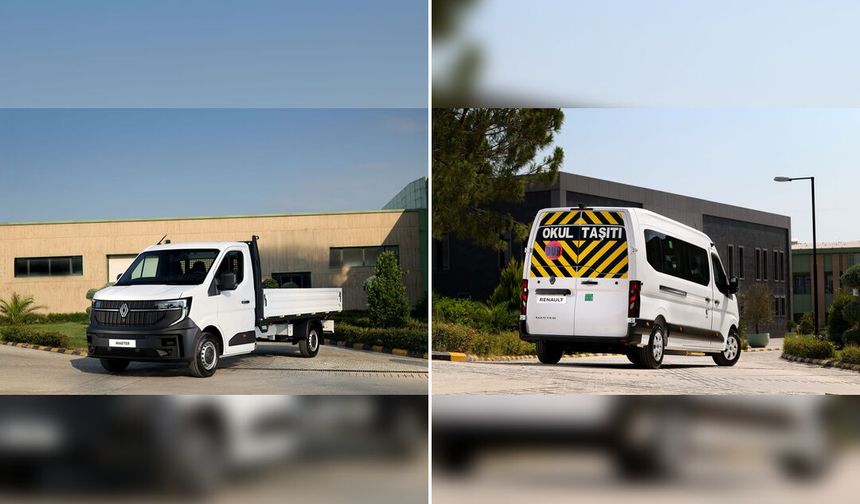 Renault Master Minibüs ve Açık Kasa Kamyonet Türkiye’de Satışa Sunuldu