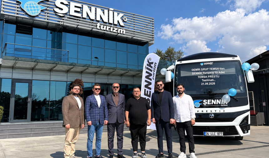 Demir Grup’tan Şennik Turizm’e 10 TEMSA Prestij teslimatı