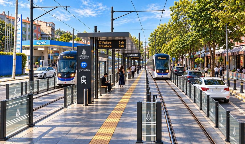 Eyüpsultan-Bayrampaşa Tramvay Hattı’nda çalışmalar hızlandı
